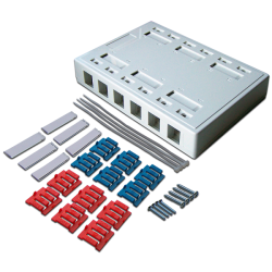 Коробка настенная на 12 кейстоунов, белая