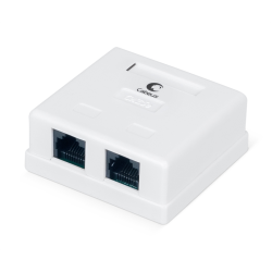 Cabeus WS-8P8C-Cat.5e-2 Розетка компьютерная RJ-45, категория 5e, двойная, внешняя, Dual IDC