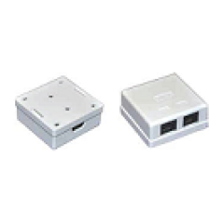 ITK Настенная инф. розетка RJ45, кат.5Е UTP, 1-порт