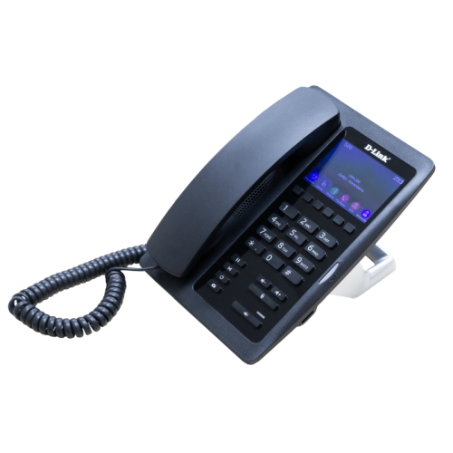 D-Link DPH-200SE/F1A, VoIP Phone with PoE support, 1 10/100Base-TX WAN port and 1 10/100Base-TX LAN port.