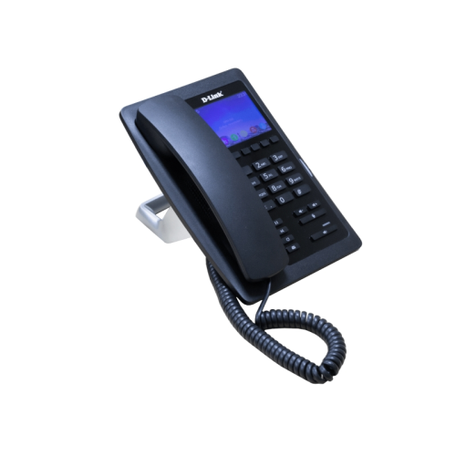 D-Link DPH-200SE/F1A, VoIP Phone with PoE support, 1 10/100Base-TX WAN port and 1 10/100Base-TX LAN port.