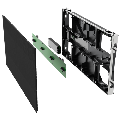 Cabinet Unilumin LED series ULW III indoor. Pixel pitch – 1.875 mm, brightness - 600 cd/m2, dimensions - 600x337,5mm