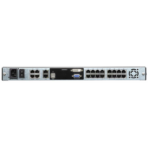 ATEN 1L/1R 16p C5 D.Rail LCD KVM over IP SW