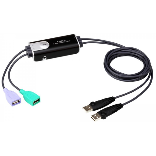ATEN 2-Port USB Boundless Cable KM Switch