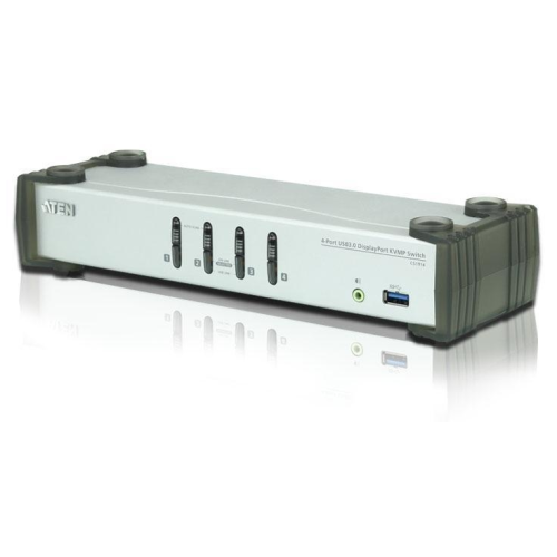 ATEN 4-Port USB 3.0 DisplayPort KVMP™ Switch (Cables included)