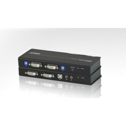 ATEN USB DVI Dual View Cat 5 KVM Extender (1024 x 768@60m)
