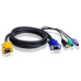 ATEN USB-PS/2 3.0M HYBRID CABLE., 3m