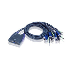 ATEN 4-Port USB VGA/Audio Cable KVM Switch (0.9m, 1.2m)