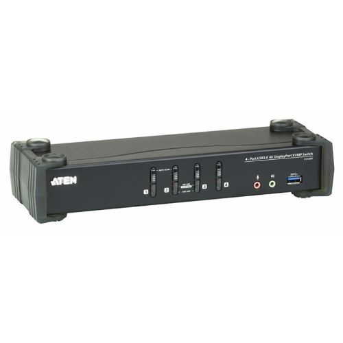 ATEN 4P USB 4K DP/F. Audio KVMP/USB3.0 Switch