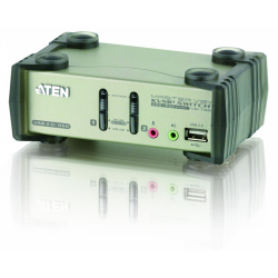 ATEN 2-Port PS/2-USB VGA/Audio KVMP™ Switch with OSD