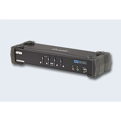 ATEN 4-Port USB DVI Dual Link/CH7.1 Audio KVMP™ Switch