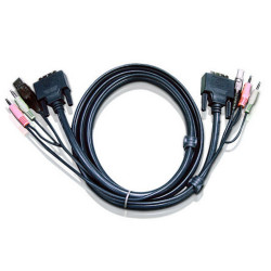 ATEN CABLE DVI-D/USBA/SP.MC-DVI-D/USB B/SP/MC, 3m