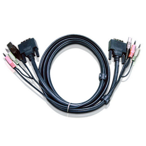 ATEN CABLE DVI-D/USBA/SP.MC-DVI-D/USB B/SP/MC, 3m