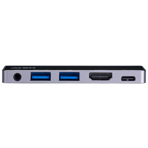 ATEN USB-C Travel Dock with Power Pass-Through