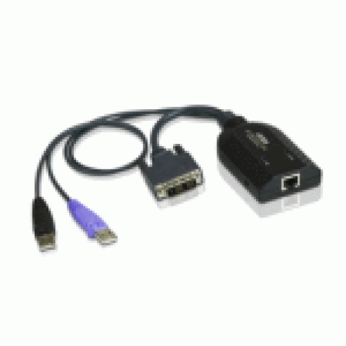 ATEN USB DVI Virtual Media KVM Adapter with Smart Card Support