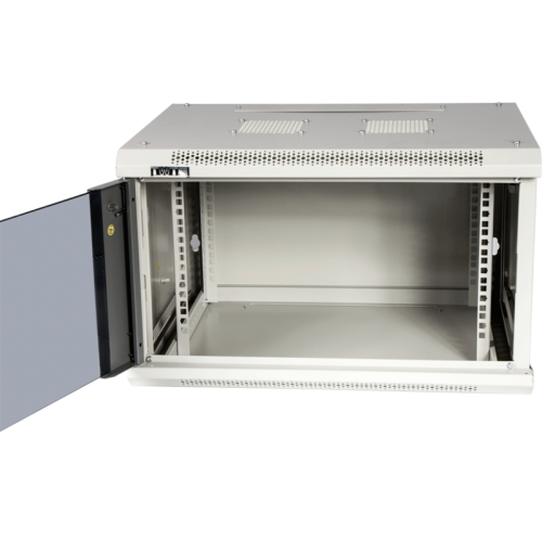 Шкаф настенный серии Pro, 22U 600x600, стеклянная дверь