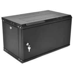 ЦМО Шкаф телекоммуникационный настенный разборный ЭКОНОМ 9U (600  520) дверь металл, цвет черный