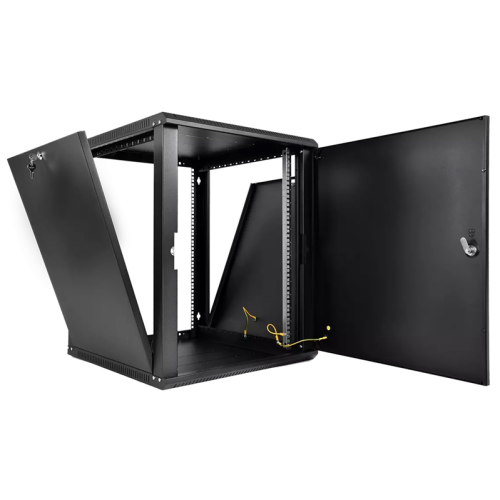 ЦМО Шкаф телекоммуникационный настенный разборный ЭКОНОМ 18U (600  520) дверь металл, цвет черный