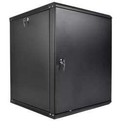 ЦМО Шкаф телекоммуникационный настенный разборный ЭКОНОМ 12U (600  350) дверь металл, цвет черный