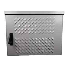 ЦМО Шкаф уличный всепогодный настенный 12U (600х500), передняя дверь вентилируемая