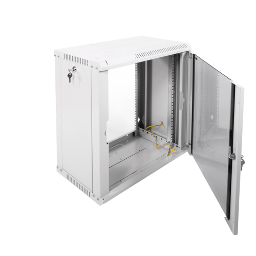 ЦМО Шкаф телекоммуникационный настенный разборный ЭКОНОМ 12U (600х350) дверь стекло