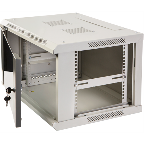 Шкаф настенный серии Pro, 22U 600x600, стеклянная дверь