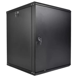 ЦМО Шкаф телекоммуникационный настенный разборный ЭКОНОМ 12U (600  650) дверь металл, цвет черный