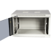 Шкаф настенный серии Pro, 6U 600x450, стеклянная дверь