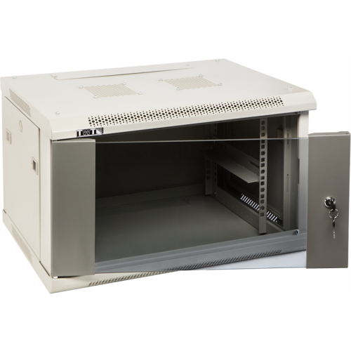 Шкаф настенный серии Pro, 22U 600x600, стеклянная дверь