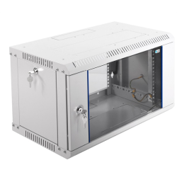 ЦМО Шкаф телекоммуникационный настенный разборный ЭКОНОМ 6U (600х350) дверь стекло