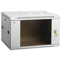 ITK Шкаф LINEA W 12U 600x450 мм дверь стекло, RAL7035