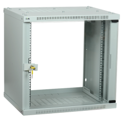 ITK Шкаф LINEA WE 6U 550x350мм дверь стекло серый