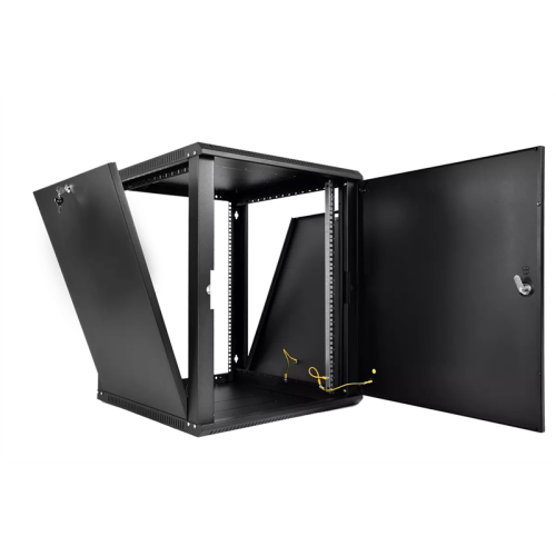 ЦМО Шкаф телекоммуникационный настенный разборный ЭКОНОМ 18U (600  350) дверь металл, цвет черный