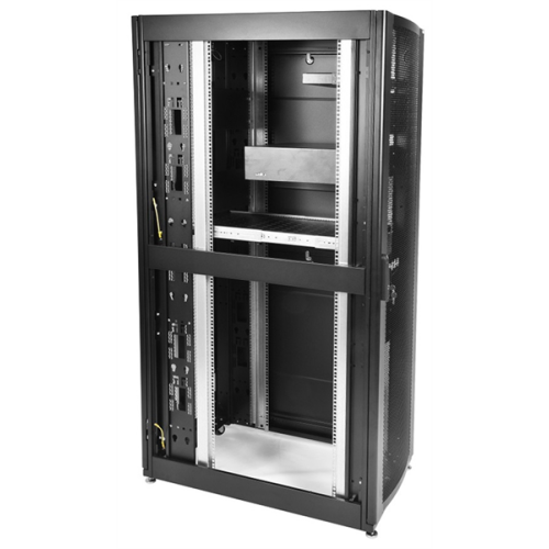 ЦМО Шкаф серверный ПРОФ напольный 42U (800x1200) дверь перфор. 2 шт., черный, в сборе
