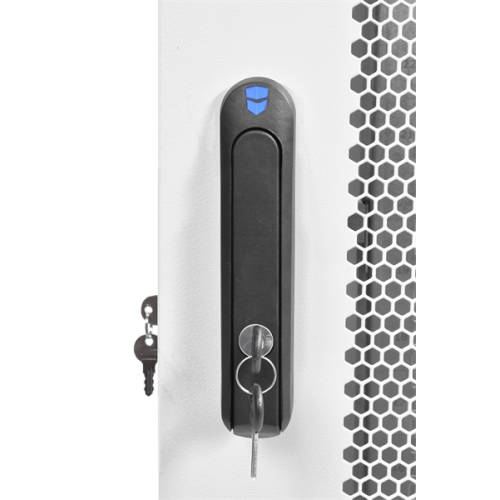 ЦМО Шкаф телекоммуникационный напольный 42U (600x1000) дверь перфорированная 2 шт., цвет чёрный