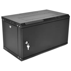 ЦМО Шкаф телекоммуникационный настенный разборный ЭКОНОМ 6U (600  520) дверь металл, цвет черный