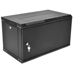 ЦМО Шкаф телекоммуникационный настенный разборный ЭКОНОМ 9U (600  350) дверь металл, цвет черный