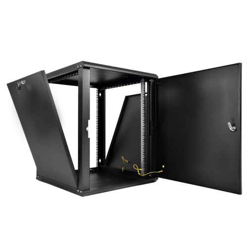 ЦМО Шкаф телекоммуникационный настенный разборный ЭКОНОМ 15U (600  650) дверь металл, цвет черный