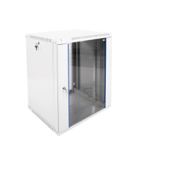 ЦМО Шкаф телекоммуникационный настенный разборный ЭКОНОМ 15U (600х520) дверь стекло