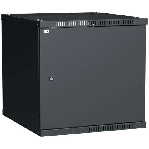 ITK Шкаф LINEA WE 12U 600x600мм дверь металл черный