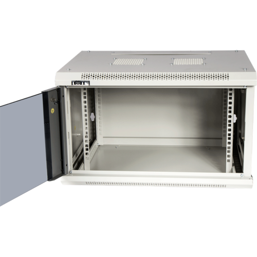 Шкаф настенный серии Pro, 9U 600x800, стеклянная дверь
