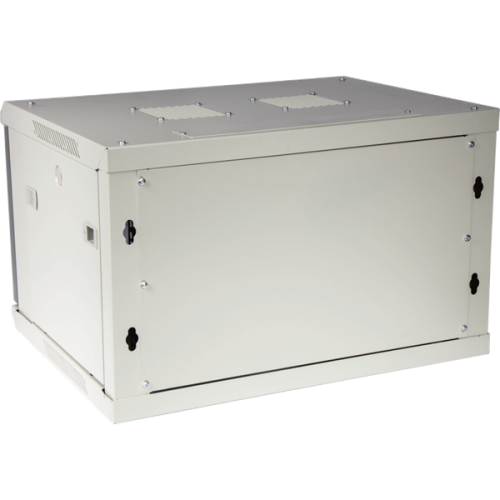 Шкаф настенный серии Pro, 6U 600x450, стеклянная дверь