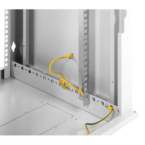 ЦМО Шкаф телекоммуникационный настенный разборный ЭКОНОМ 18U (600х650) дверь стекло, цвет черный