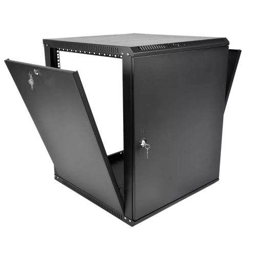 ЦМО Шкаф телекоммуникационный настенный разборный ЭКОНОМ 12U (600  520) дверь металл, цвет черный