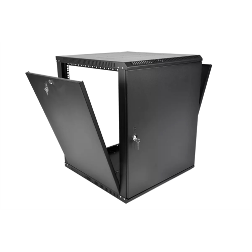 ЦМО Шкаф телекоммуникационный настенный разборный ЭКОНОМ 18U (600  350) дверь металл, цвет черный