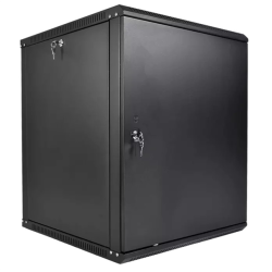 ЦМО Шкаф телекоммуникационный настенный разборный ЭКОНОМ 18U (600  520) дверь металл, цвет черный