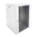 ЦМО Шкаф телекоммуникационный настенный разборный ЭКОНОМ 18U (600х650) дверь стекло, цвет черный