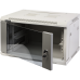 Шкаф настенный серии Pro, 6U 600x450, стеклянная дверь