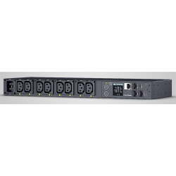 CyberPower PDU PDU41005  (PDU20SWHVIEC8FNET) Switched, 1U type, 16Amp, plug IEC 320 C20, (8) IEC 320 C13 -EOL