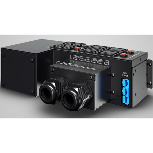 CyberPower Байпас MBP60AHVIEC82U 5кВа – 10кВа;  2U; Клемная колодка x 1; IEC C13 x 4; IEC C19 x 4; (ШхВхГ) 288 x 88 x 141; 2,8кг